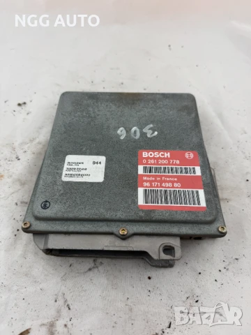 Компютър Двигател ECU BOSCH 0 261 200 778, 96 171 498 80, 0261200778, 9617149880
