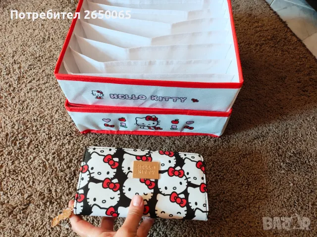 Орг.комплект Hello kitty - портмоне с 3 органайзера!