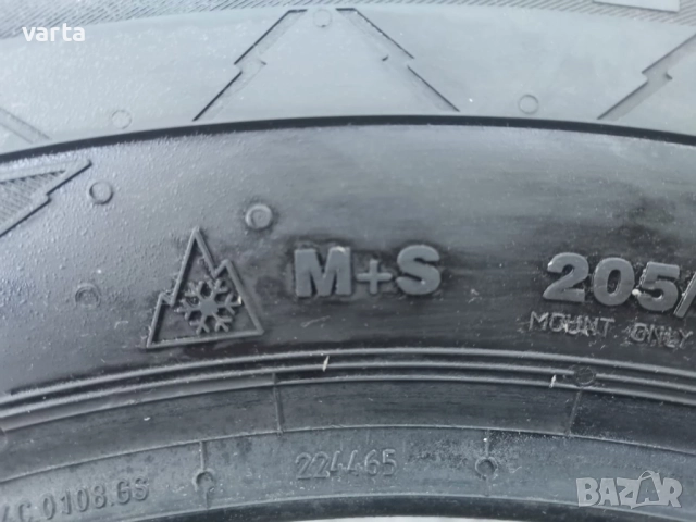 1бр  НОВА гума за бус 205/65/16C CONTINENTAL VancoWinter, снимка 6 - Гуми и джанти - 52828538