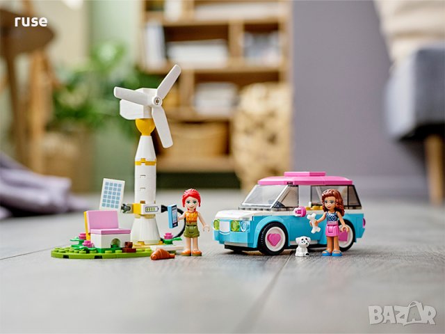 НОВИ! LEGO® Friends 41443 Електрическа кола на Olivia, снимка 11 - Конструктори - 40413416