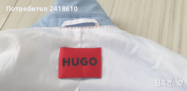 Hugo Boss HUGO Henry / Getlin 242 Slim Fit  Mens Size 46 - S НОВО! ОРИГИНАЛНО Мъжко Сако Блейзер!, снимка 4 - Сака - 53430624