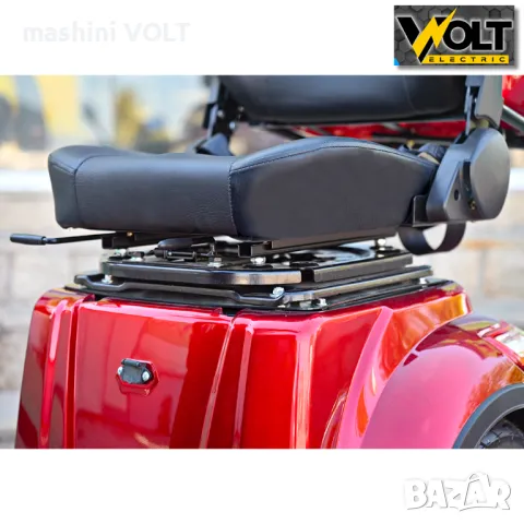 Електрическа триколка с регулируема въртяща седалка и подлакътници Volt Electric FM1 LED LUX, снимка 3 - Инвалидни скутери - 47356675