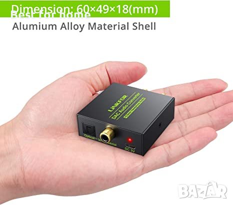 Аудио конвертор ​linkfor DAC ULK002, снимка 8 - Ресийвъри, усилватели, смесителни пултове - 37314050