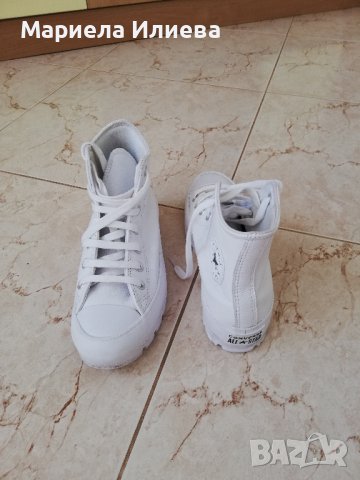дамски кожени кецове CONVERSE, снимка 7 - Маратонки - 43468354
