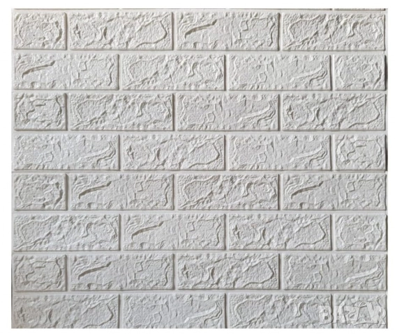 Декоративен 3D тухлен тапет за стени от PE пяна 77х70 см., снимка 9 - Други стоки за дома - 52042124