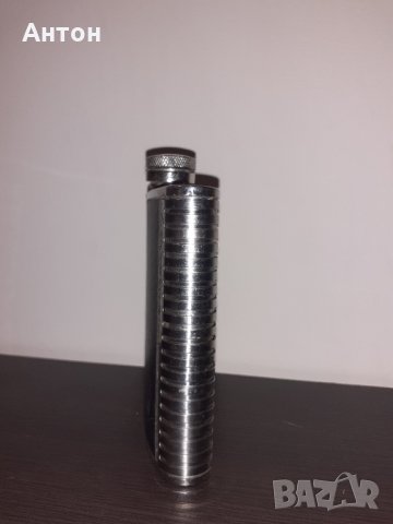 Луксозна манерка за алкохол облечена в естествена кожа., снимка 2 - Други ценни предмети - 33466378