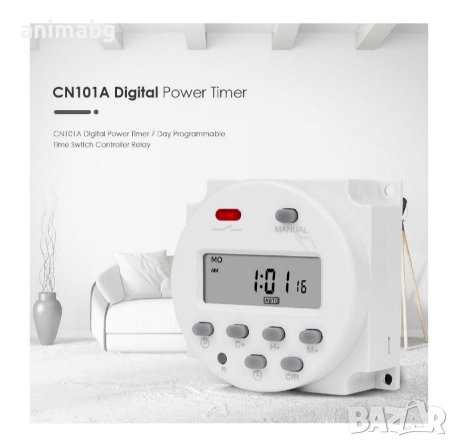 ANIMABG Превключвателят за управление на времето, CN101A, 12V захранване, снимка 3 - Друга електроника - 43840043