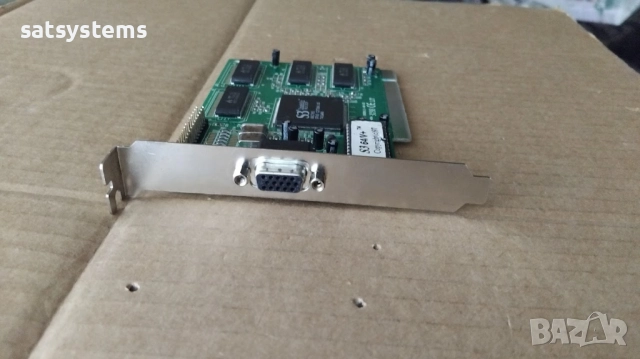 Видео карта S3 Trio 64V+ Trio S3-4SA 2MB PCI, снимка 2 - Видеокарти - 40364041