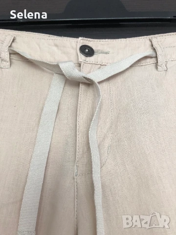 Дамски бежов панталон Н&M, снимка 2 - Панталони - 50485459