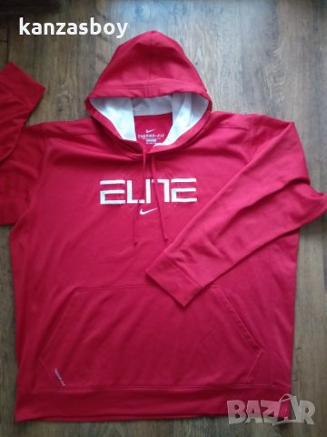  NIKE ELITE PERFORMANCE HOODY - страхотно мъжко горнище 3ХЛ, снимка 5 - Спортни дрехи, екипи - 35469118