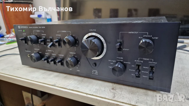  Усилвател Sharp Optonica SM-3636B , снимка 3 - Ресийвъри, усилватели, смесителни пултове - 51091139