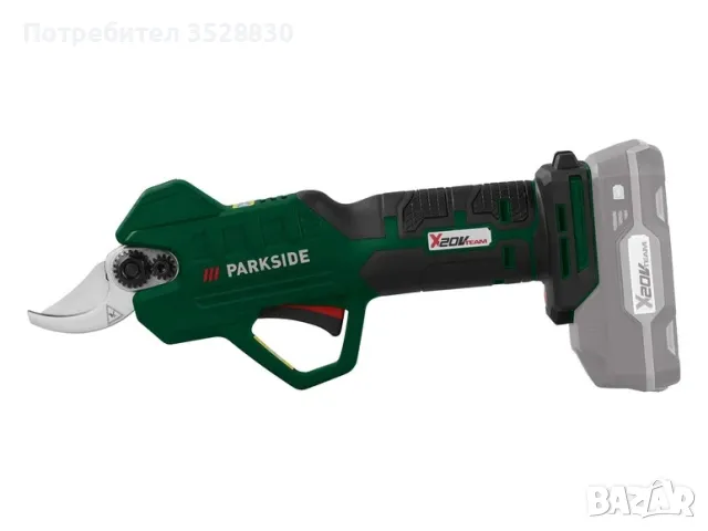 Акумулаторна лозарска ножица за клони Parkside PAAS 20-Li B1, снимка 4 - Градинска техника - 49784731