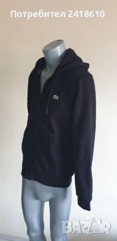 Lacoste Classic Fit Mens Hoodie Full Zip  Size M и XL НОВО! 2бр. ОРИГИНАЛ! Мъжки Суичери!, снимка 8 - Спортни дрехи, екипи - 51703966