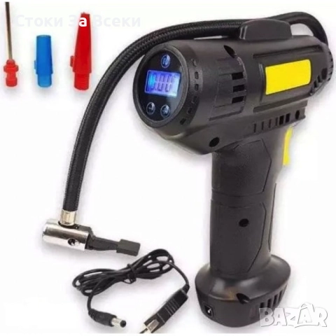 Безжичен дигитален компресор за автомобил - мощен и компактен, снимка 3 - Аксесоари и консумативи - 52192668