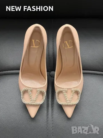 Дамски Кожени Обувки ✨Valentino, снимка 3 - Дамски обувки на ток - 50317638