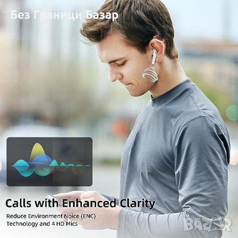 Нови Bluetooth Безжични Слушалки HD Звук Подарък, снимка 2 - Bluetooth слушалки - 43265826