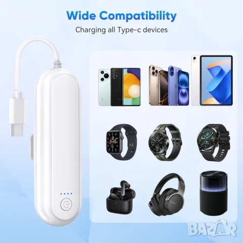 Батерия за Oculus Quest 2, Kinwin 20000mWh Разширена батерия за Meta Quest 2, 10W, снимка 8 - Друга електроника - 47992304