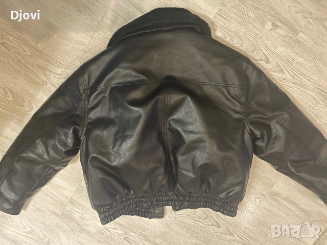 Зимно кожено яке, снимка 5 - Якета - 53027860