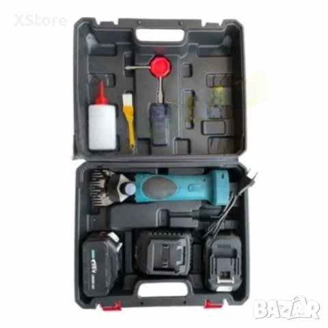 Акумулаторна машинка за подстригване на животни KraftRoyal 36V, 8.0Ah, с 2 батерии, снимка 2 - Друга електроника - 52568643