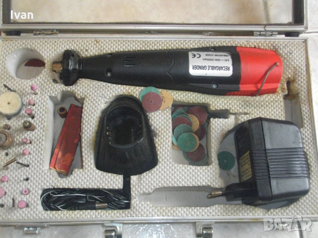 ЗА РЕМОНТ-ЗА ЧАСТИ-9,6 Волта-Акумулаторна-Мини Дрелка-Шлифовалка-Холандска-Комплект, снимка 5 - Бормашини - 33238068