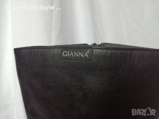 №38 дамски боти ботуши естествена кожа GIANNA, снимка 12 - Дамски ботуши - 52990621