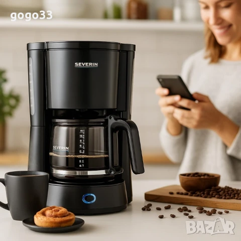 Кафемашина Severin KA4816 - комфортно приготвяне на кафе, снимка 6 - Други - 51359885