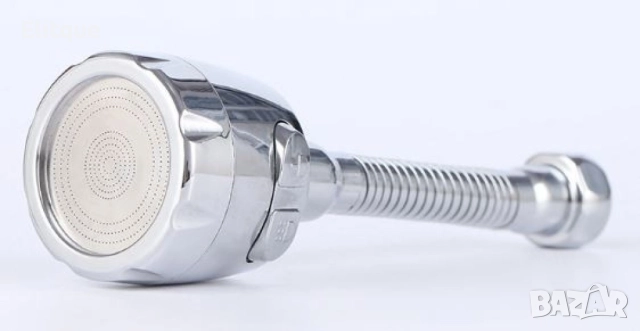 Подвижен 360 градуса кухненски кран с тръба и 2 режима на действие, снимка 6 - Други стоки за дома - 52862868