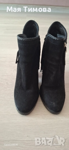 Дамски боти с ресни, снимка 2 - Дамски боти - 52399857