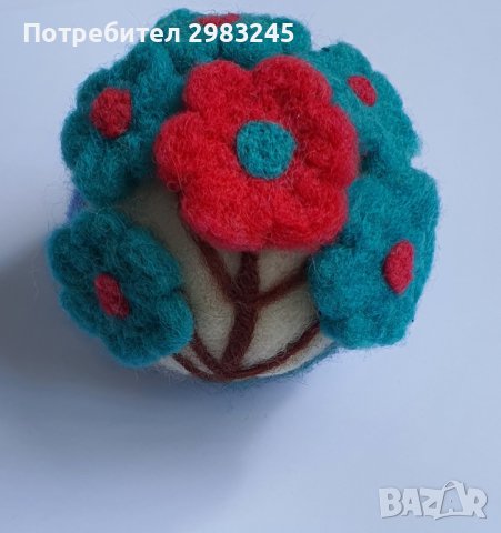 Топка с цветя 