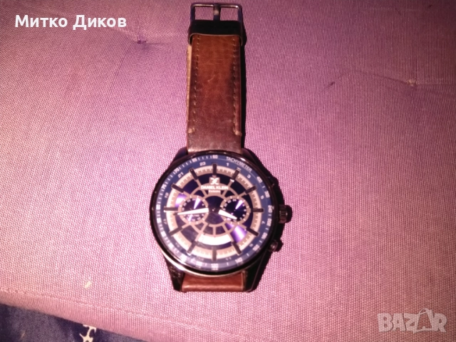Daniel Klein 5 ath exclusive original 11358 часовник марков стоманен корпус каишка естествена кожа