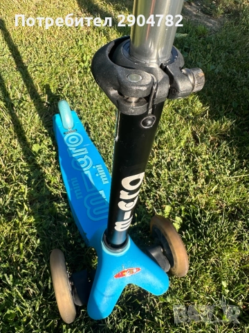 Тротинетка Micro Mini 2 Go Deluxe Plus Blue , снимка 8 - Детски велосипеди, триколки и коли - 51631992