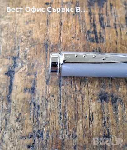 химикалка Balmain Paris Балмейн Париж сребърна с текстил тяло, снимка 9 - Ученически пособия, канцеларски материали - 52167538