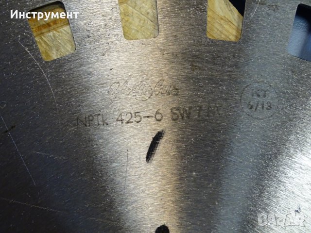 циркулярен диск за метал HSS Globus NPTK 425-6 SW7M, снимка 2 - Други инструменти - 39947838