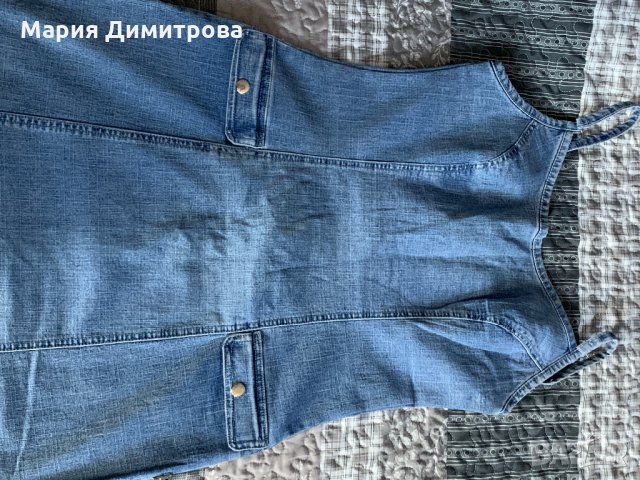 Дънкова рокля размер М, снимка 6 - Рокли - 33558954