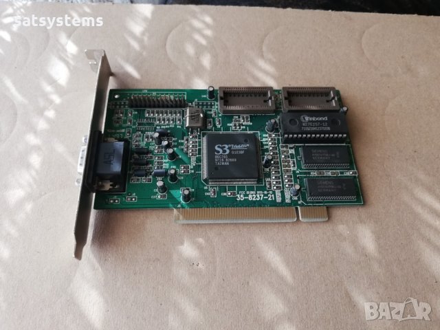 Видео карта S3 Super Trio 64V+ 1MB PCI, снимка 5 - Видеокарти - 34870577