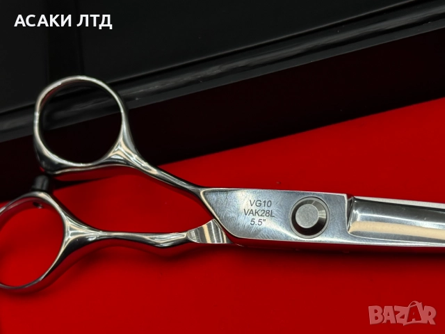 ASAKI ФРИЗЬОРСКА НОЖИЦА ЗА ЛЯВА РЪКА 5.5 inch, снимка 2 - Фризьорски принадлежности - 52327946