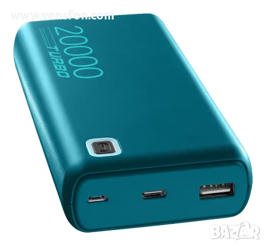 Външна батерия Cellularline ESSENCE Turbo PD 20000 mAh /зелена/