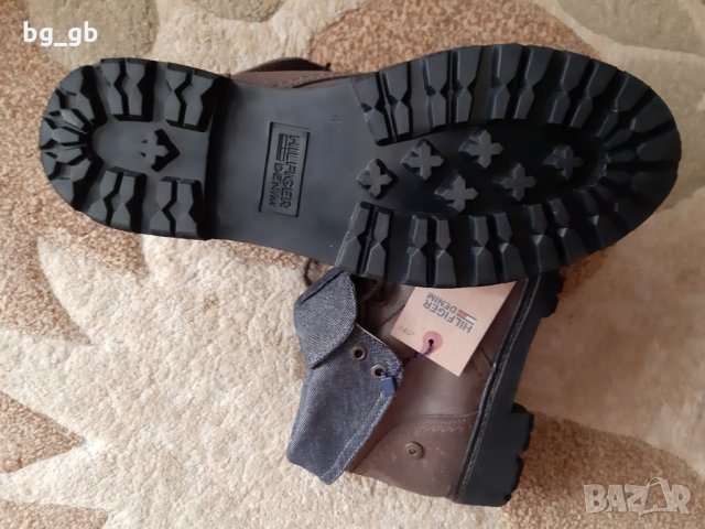 нови мъжки обувки HILFINFER DENIM,номер 43, Португалия, снимка 2 - Мъжки боти - 26415211