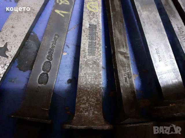 Дърводелски длета, снимка 3 - Антикварни и старинни предмети - 20430236