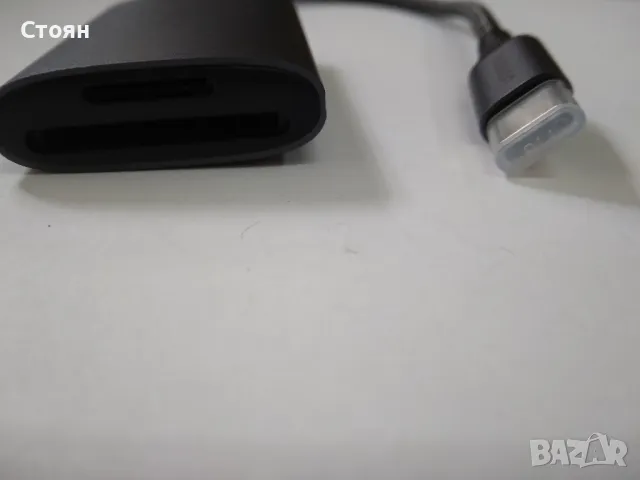 Кабел / Преходник Type C SD Cart, снимка 2 - Кабели и адаптери - 47784835