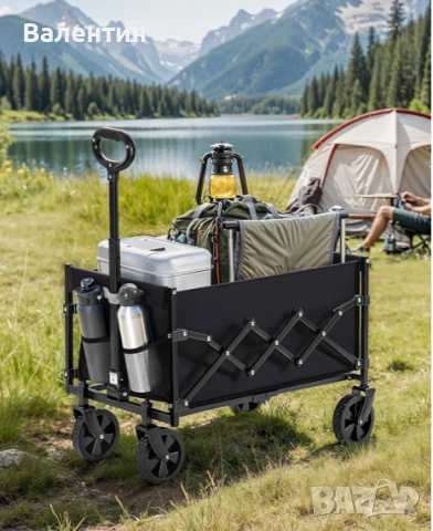 Сгъваема къмпинг количка - до 180кг, снимка 2 - Други стоки за дома - 52440032