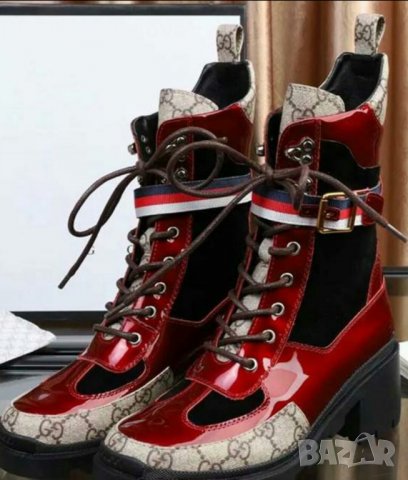 Дамски боти Gucci  естествена кожа