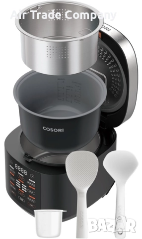 Мултикукър за бавно готвене Cosori CRC-R501-KEU, 5L, Черен, снимка 2 - Мултикукъри - 51674552