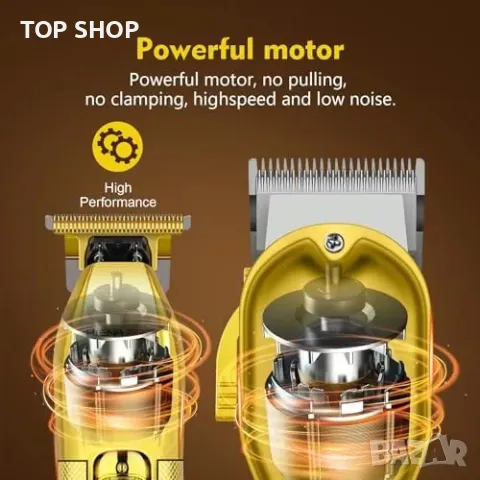 Нов Комплект за подстригване и стилизиране – идеален подарък за мъже, снимка 5 - Машинки за подстригване - 49804749