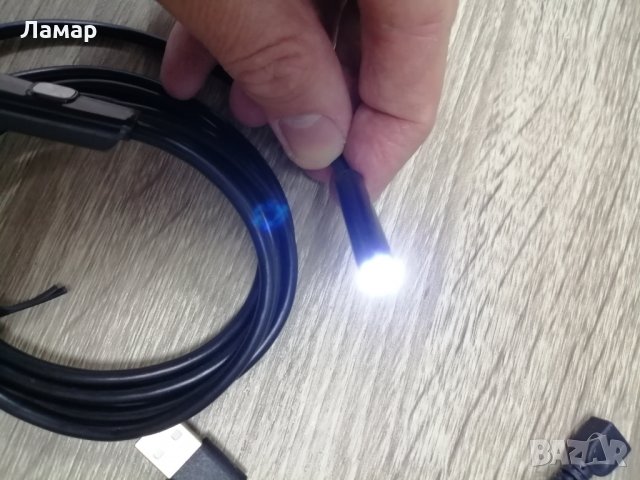Ендоскоп Водоусойчив USB Камера с LED подсветка Ф7мм, снимка 6 - Други - 28884846