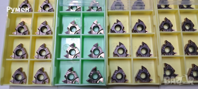 Твърдосплавни пластини за резба на 55° и 60°