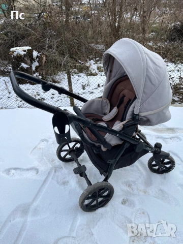 Бебешка количка 3в1 buba zaza, снимка 5 - Детски колички - 53185556