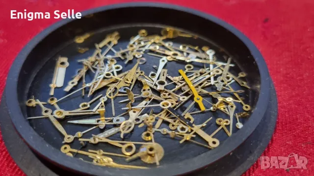 Позлатени стрелки от стари механични часовници , снимка 2 - Антикварни и старинни предмети - 50059197