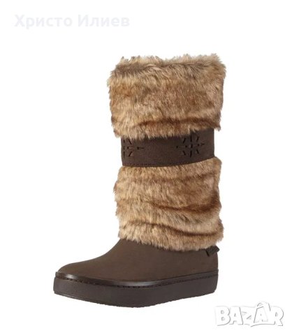 дамски ботуши Crocs Modessa Furry Boot 38 номер Оригинални, снимка 12 - Дамски ботуши - 43353187