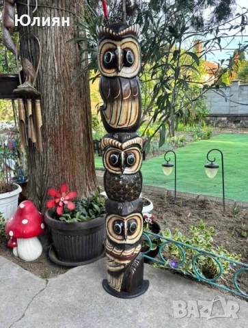 Бухалчета от дърво, снимка 4 - Декорация за дома - 52136896